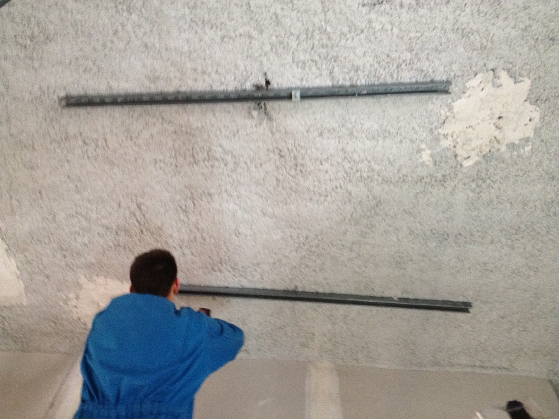 mise en place du supportage pour fixation gainable (plafond de 350 cm) proposé par marcel11